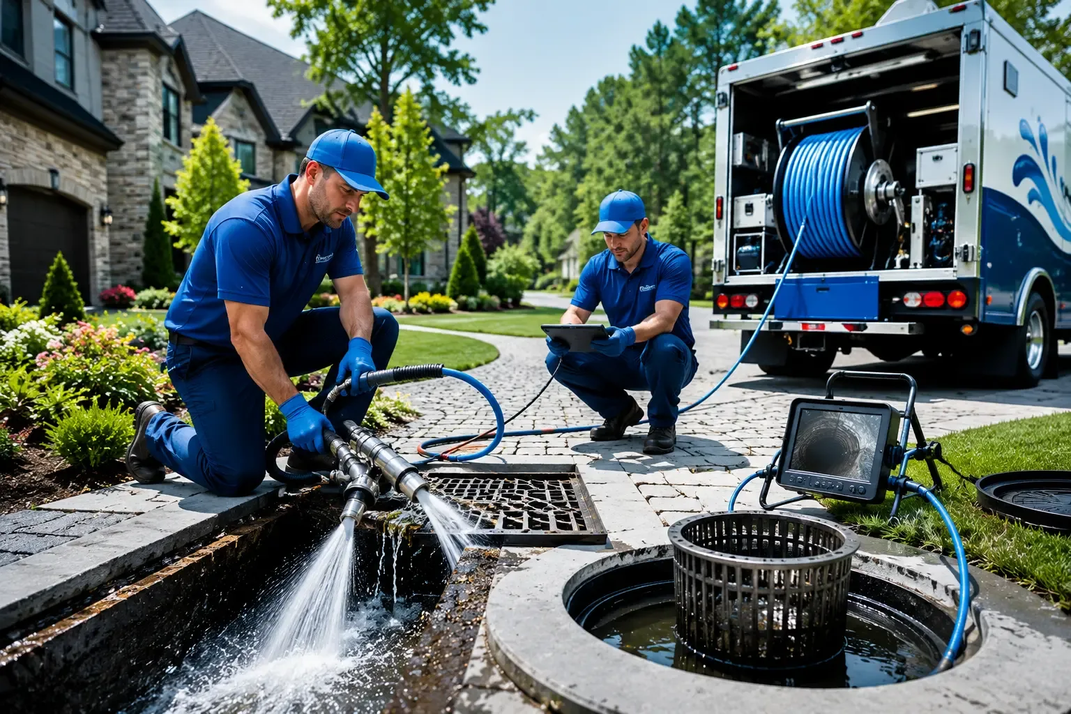 Local outdoor drain cleaning professionals in Granton, WI